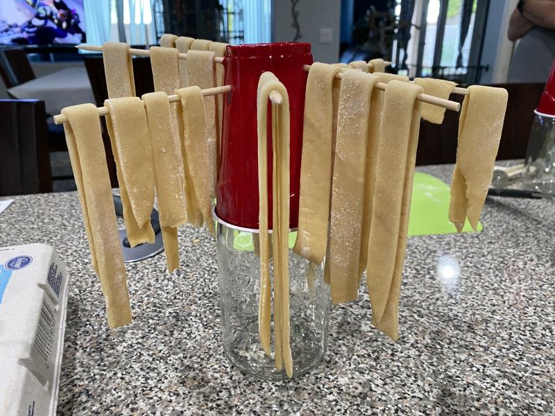 The Infamous Drying Rack (credit to Beth)